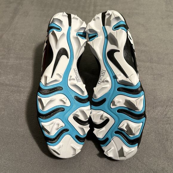 Nike Women Hyperdiamond 2.5 Keystone Softball Cleat Size 10 New In Box Wht/Blue - Picture 4 of 7